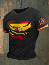 T-shirt imprimé de l'Espagne des hommes